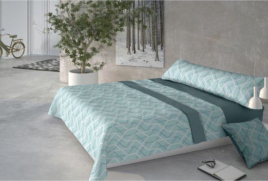 Pierre Cardin CORALINA AINA Blue Bedding Set - 135 cm Bed