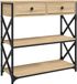 vidaXL Wandtafel Sonoma eiken 75x28x75 cm bewerkt hout