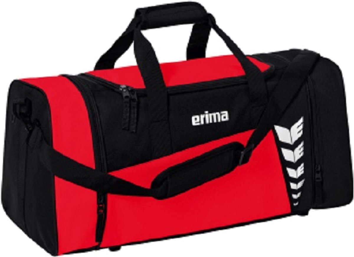 Erima Six Wings Sporttas Maat L Rood-Zwart