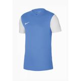 Nike Tiempo Premier Sportshirt Mannen Blauw/Wit Maat XL