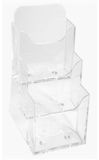 Exacompta Folderhouder met 3 vakken (10x21cm) - Transparant