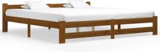 vidaXL Bedframe massief grenenhout honingbruin 200x200 cm