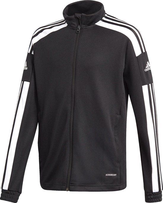 Adidas Squadra 21 Trainingsjack Junior - Zwart/Wit - Maat 152 - Unisex