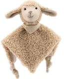 Sterntaler Knuffeldoek Schapenvacht Flocke Sand met Rammelaar Baby