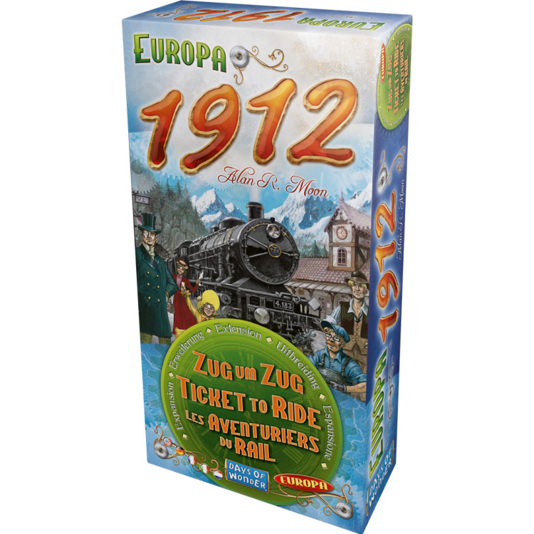 Asmodee Ticket to Ride - Europa 1912 Meertalig, Uitbreiding