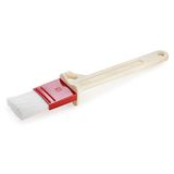 thermohauser Kwast met witte polyesterborstelharen en afstandhouder, penseelbreedte 4 cm, lengte borstel: 4 cm