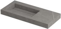 Wastafel INK Pitch Wastafel Keramiek Armani Grey Mat 1000x450x90 mm