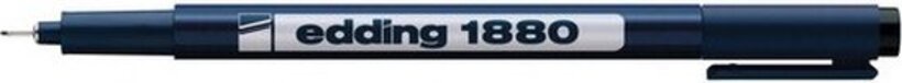 edding 1880 Drawliner 0.4mm - Zwart - 10 Stuks