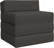 vidaXL Vouwbare Sofa Bed Donkergrijs Stof
