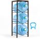 VEVOR Metalen Waterfleshouder, 4 Lagen, Zwart en Bruin