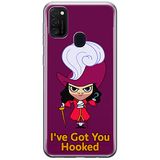 ERT GROUP mobiel telefoonhoesje voor Samsung M21 / M30S origineel en officieel erkend Disney patroon James Hook 001