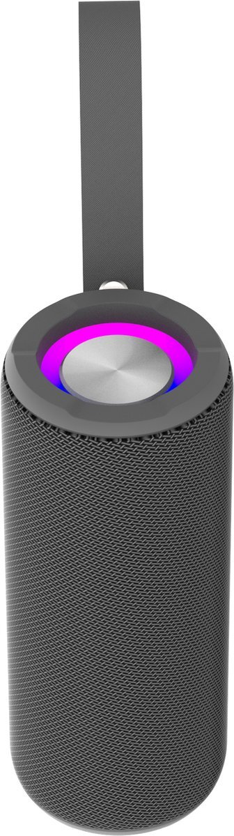 Denver BTV213GR Bluetooth Speaker met Lichteffecten - Muziek Box Draagbaar - Grijs grijs