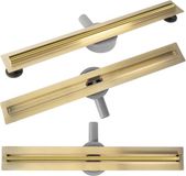 REA Neox Slim pro - Lineaire afvoer - douchegoot - Goud - 70 cm
