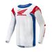 Alpinestars Honda Racer Iconic Jersey Blanc Bleu Clair Rouge Clair Taille L