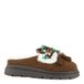 DWRS Nova leren clogs - donkerbruin