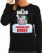 Bellatio Decorations Rinkelende Kerstbal sweater / kersttrui Mijn ballen rinkelen deze Kerst zwart voor dames - Kerstkleding / Christmas outfit L