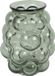 Countryfield Bloemenvaas Bubblegum Medium - transparant glas - lichtgrijs - 16 x 21 cm