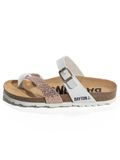 Bayton Teenslipper 'Diane' goud / zwart / wit