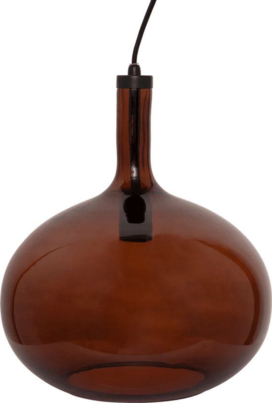 Urban Nature Culture Hanging Lamp Queda Brown Glass