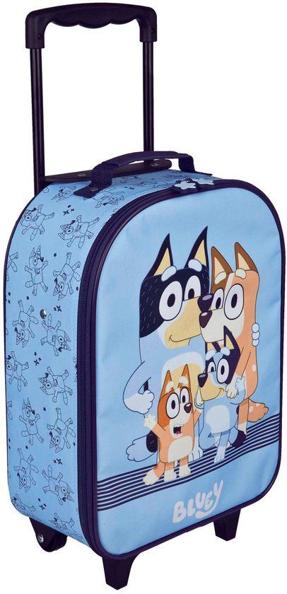 Undercover Bluey kinderkoffer trolley