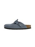Birkenstock BOSTON SUEDE LEATHER UNISEX Dames slippers Blauw Maat 43