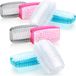 com-four® 8 stuks handwasborstjes - Nagelborstel van kunststof - Handborstels