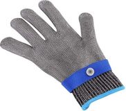 Gants résistants aux coupures - Gant en maille métallique pour la sécurité en cuisine - pour huîtres, mandoline, couteau, boucher - Gant de protection résistant aux coupures.