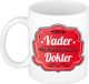 Bellatio Decorations Cadeau koffie/thee mok - rood - ik lijk op mijn vader - 300 ml - Vaderdag