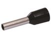 QUADRIOS adereindhulzen, 22C428, 1,5 mm², zwart, gedeeltelijk geïsoleerd, 100 stuks
