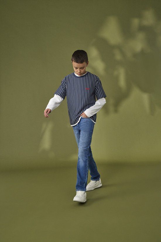 Only & Sons Jedge Straight Jeans Junior - Maat 134 - Blauw