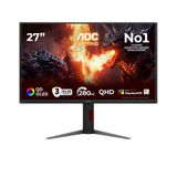 AOC Q27G4ZD 67,3 cm (26.5") Quad HD QD-OLED Zwart, Rood