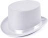 Bristol Novelty Ltd Bristol Novelty Unisex Satin Top Hat (White)