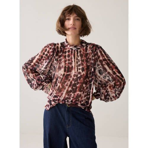 Summum top met print - meerkleurig