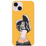 1001 coques Apple iPhone 15 Sneakers Bedrukt Siliconen Hoesje