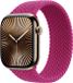 Apple Gevlochten solobandje voor de Apple Watch | 44/45/46/49 mm - Maat 6 - Magenta