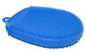 Nerthus FIH 1049 siliconen keukenhandschoen multifunctioneel antislip reinigen en hitte blauw keuken