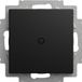 Busch-Jaeger Blind centraalplaat met draagring zwart mat - Busch-balance® SI