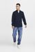 Blend BHCodford Half-Zip Pullover Heren Trui - Maat S - Katoen - Dress Blues