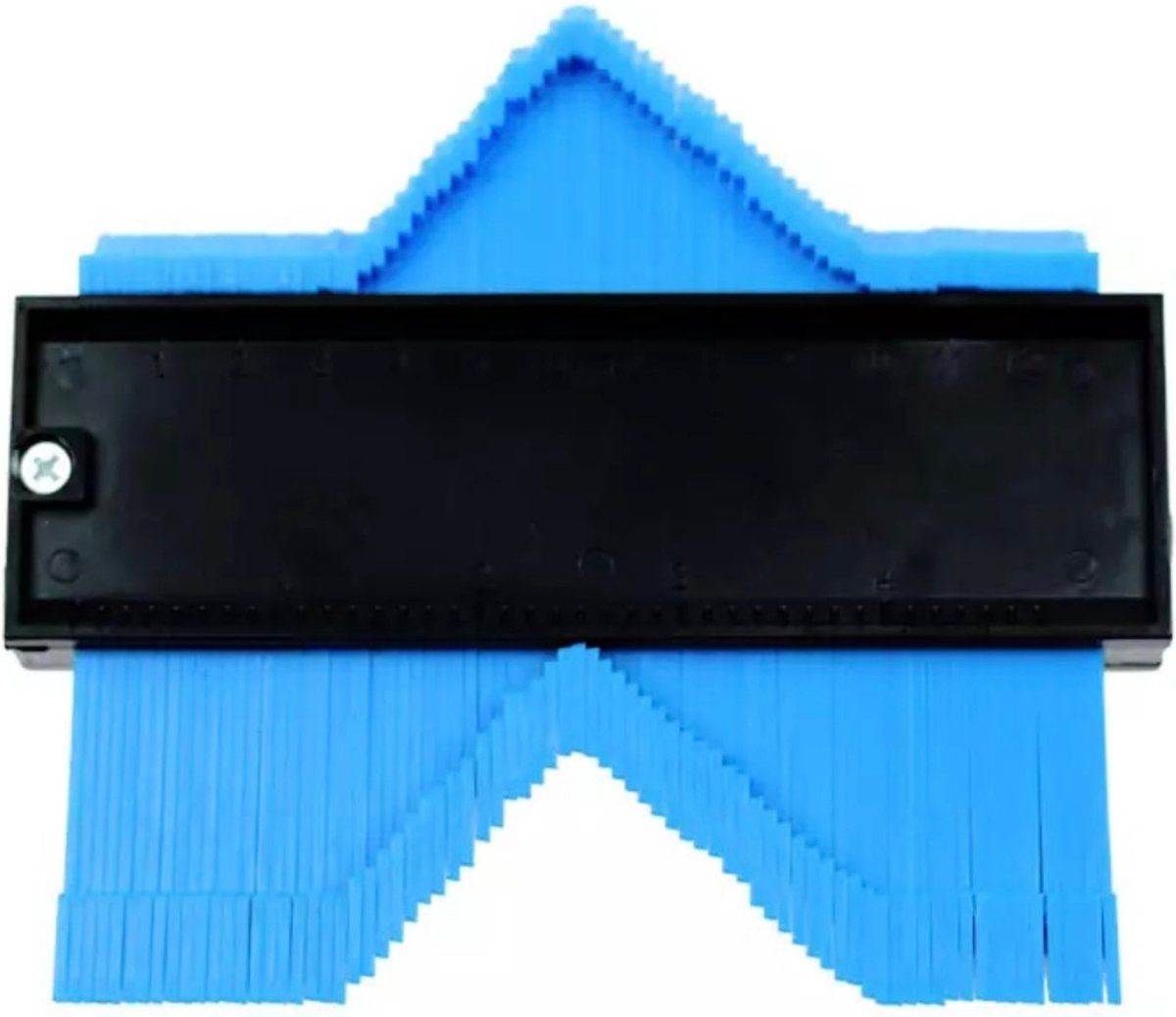 KimDo Aftekenhulp Set - Blauw - 12,7 cm - Meethulp - profielaftaster - Contourmal - aftekenhulp laminaat