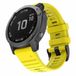 By Qubix - Siliconen bandje - Geel - 26mm Quickfit - Geschikt voor Garmin Tactix 8 - 51mm