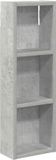vidaXL Badkamer Wandkast Beton Grijs 20 x 10 x 60,5 cm