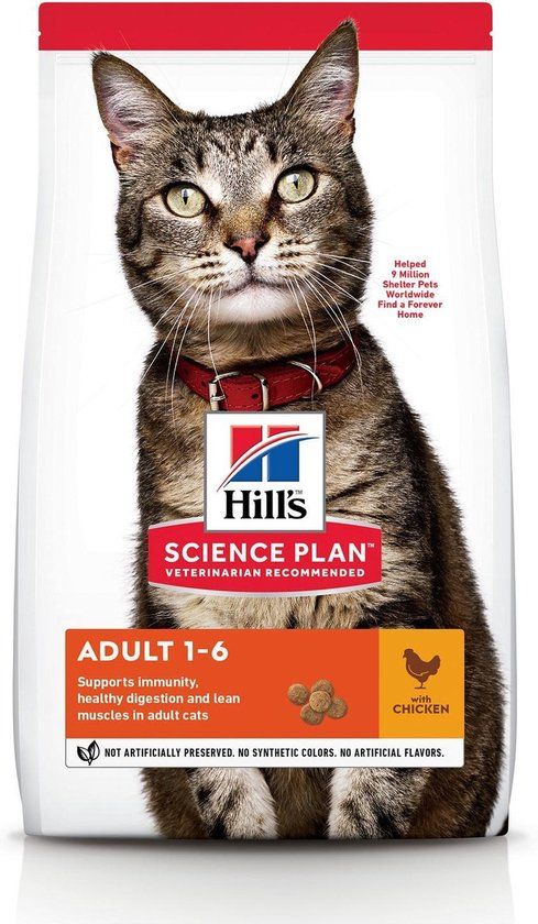 Hill's Feline Adult Kip - Kattenvoer - 300 g