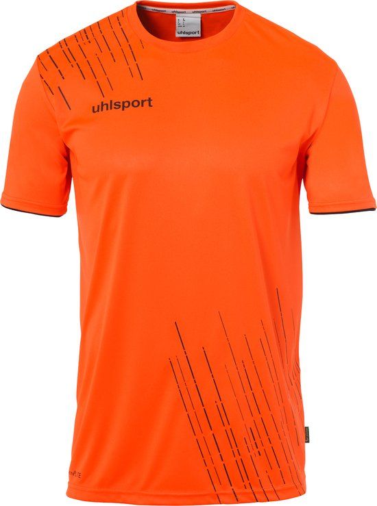 Uhlsport Score 26 Voetbalset Korte Mouw Heren - Fluo Oranje / Zwart | Maat: 2XL