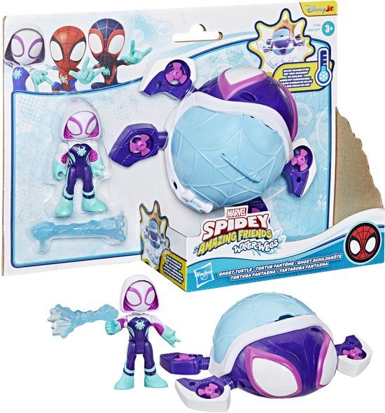 Spidey and his Amazing Friends Marvel Spidey and His Amazing Friends Water-Webs Ghost Turtle Speelset