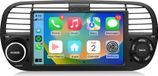 32GB Android Auto pour Fiat 500 (2007-2015), autoradio 7 pouces avec Carplay, navigation GPS, Wi-Fi, FM, RDS, Bluetooth et USB