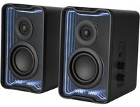 Edifier QR30 Enceinte de bureau active avec Bluetooth V5.4, effets lumineux dynamiques, 30 W, RMS, Noir