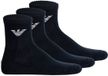 Emporio Armani Sokken SPORTY SPONGE Katoen Blauw Set van 3