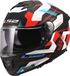 LS2 FF808 Stream II Mika Casque - Taille M (57/58) - Blanc / Bleu / Rouge