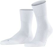 FALKE Run anatomische pluche zool katoen sokken unisex blanc - Taille 42-43