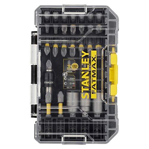 Stanley STA88557-XJ FatMax 32-delige torsion schroefbit STA88557 (uitgebreide set met alle gangbare bittypes, in kleine ToughCase en schudbox, compatibel met Pro-Stack & T-Stak)